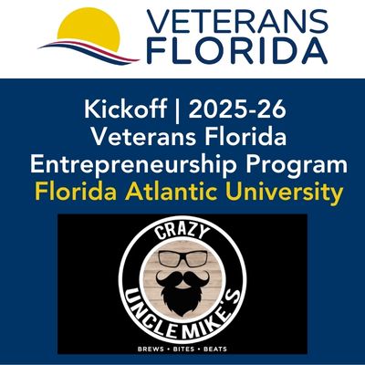 2025-26 Florida Atlantic Veterans Florida ENT Program Kickoff at Crazy Uncle Mike's | 25 SEPT 2025