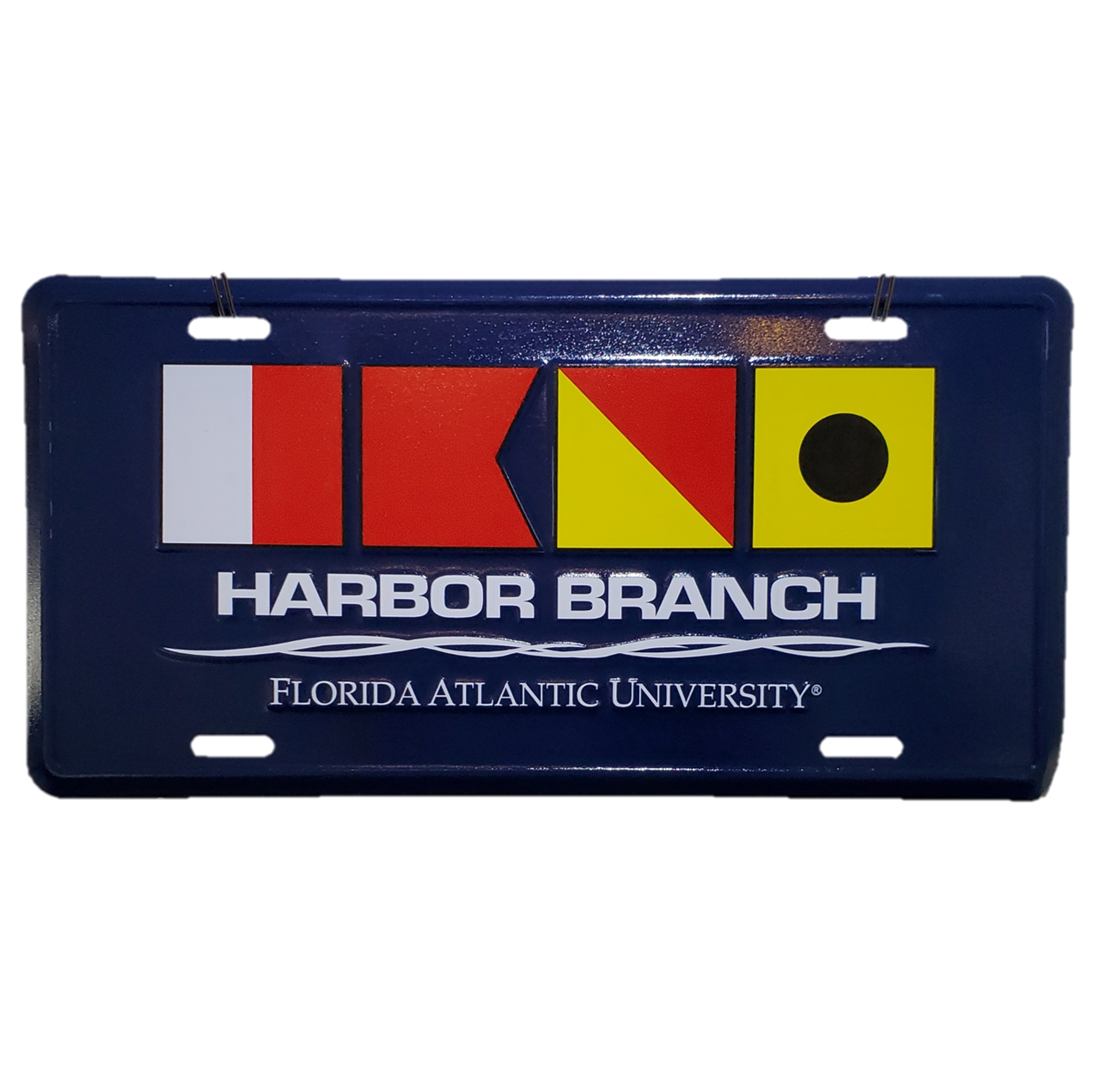 Nautical Flag Decorative License Plate